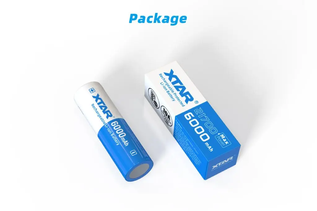 XTAR 21700 6000mAh 10A Battery9.webp