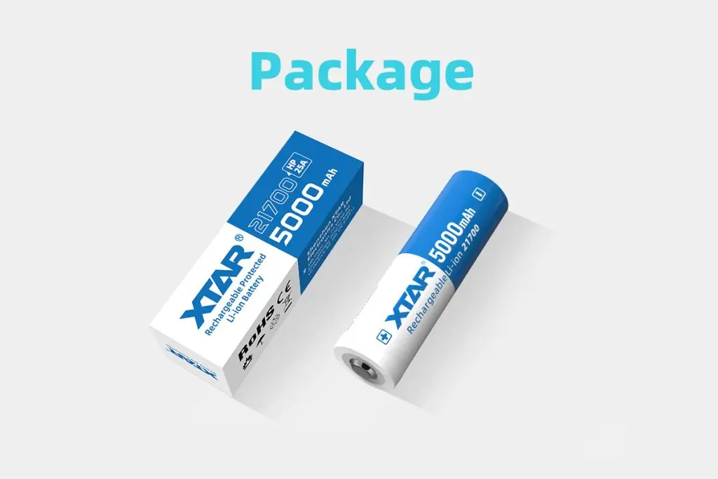 XTAR 21700HP 5000mAh 25A Battery10.webp