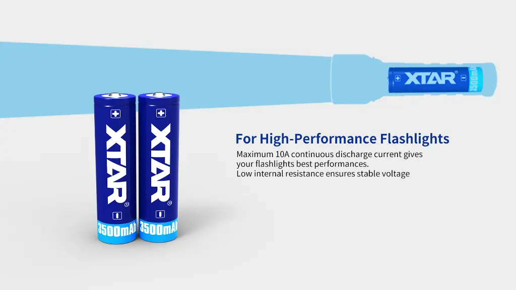 XTAR 18650 3500mAh 10A Battery GA 1.webp