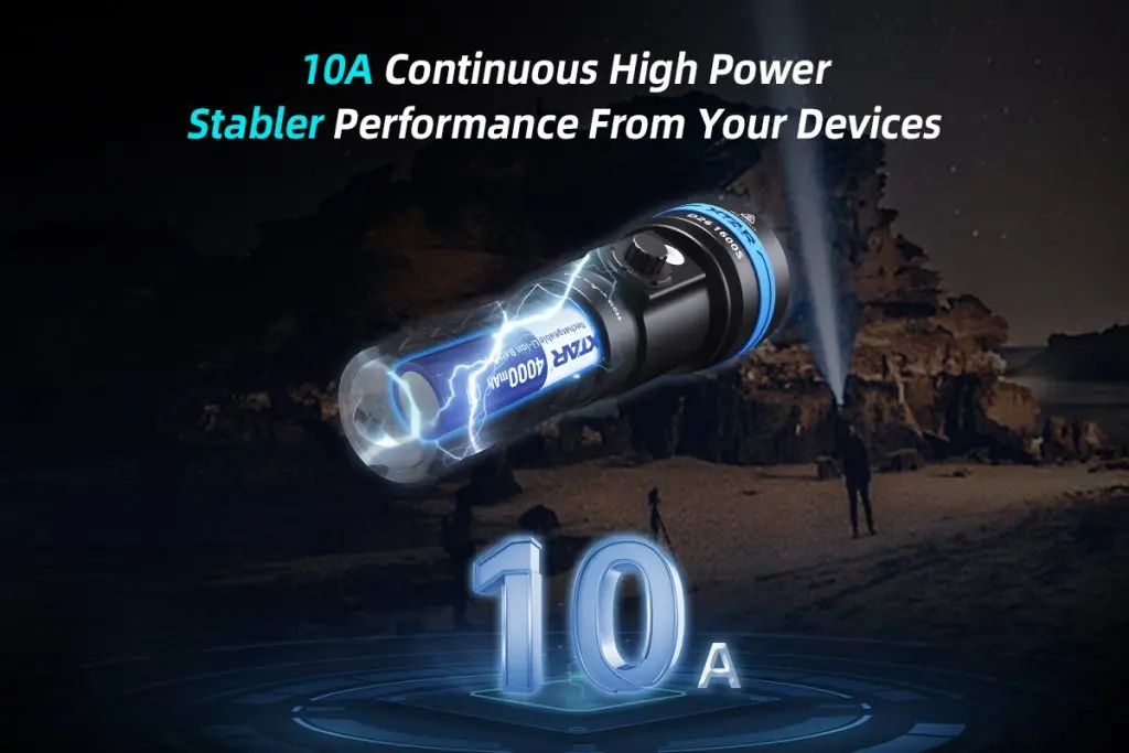 XTAR 18650 4000mAh 10A Battery6.webp