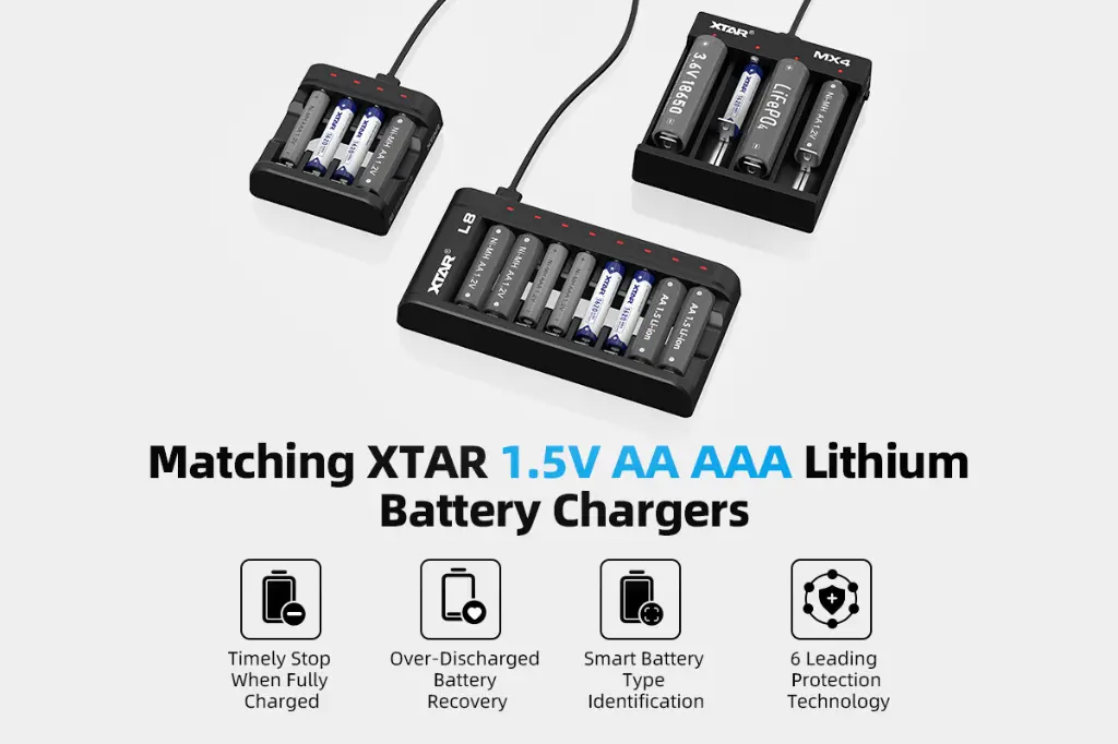 XTAR AAA Lithium 1620mWh Battery9.webp