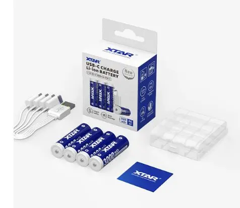 XTAR 1.5V AA LR 3000mAh USB-C Lithium Battery 4.webp