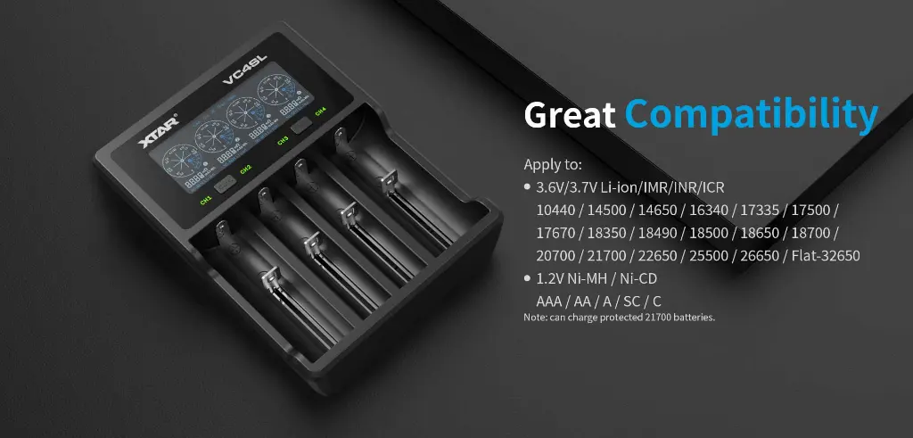 XTAR VC4SL Charger1.webp