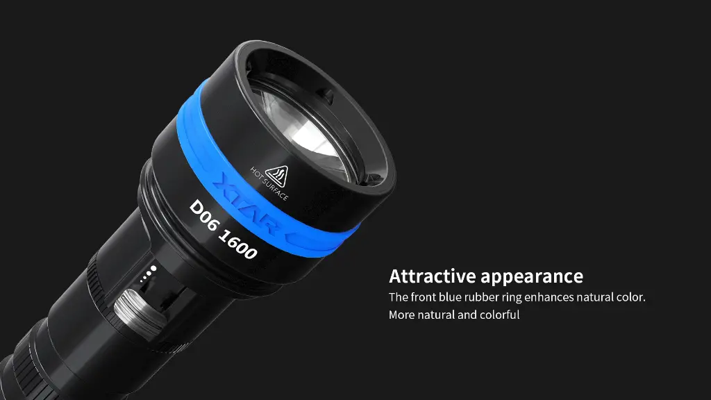 XTAR D06 1600 lumen Dive Light7.webp