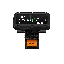 Suunto_Nautic Black_Velcro strap_Front tilt yellow tag_compass_JP.webp