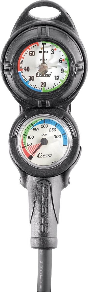 Cressi Console PD2 Pressure Depth Gauge M/Bar
