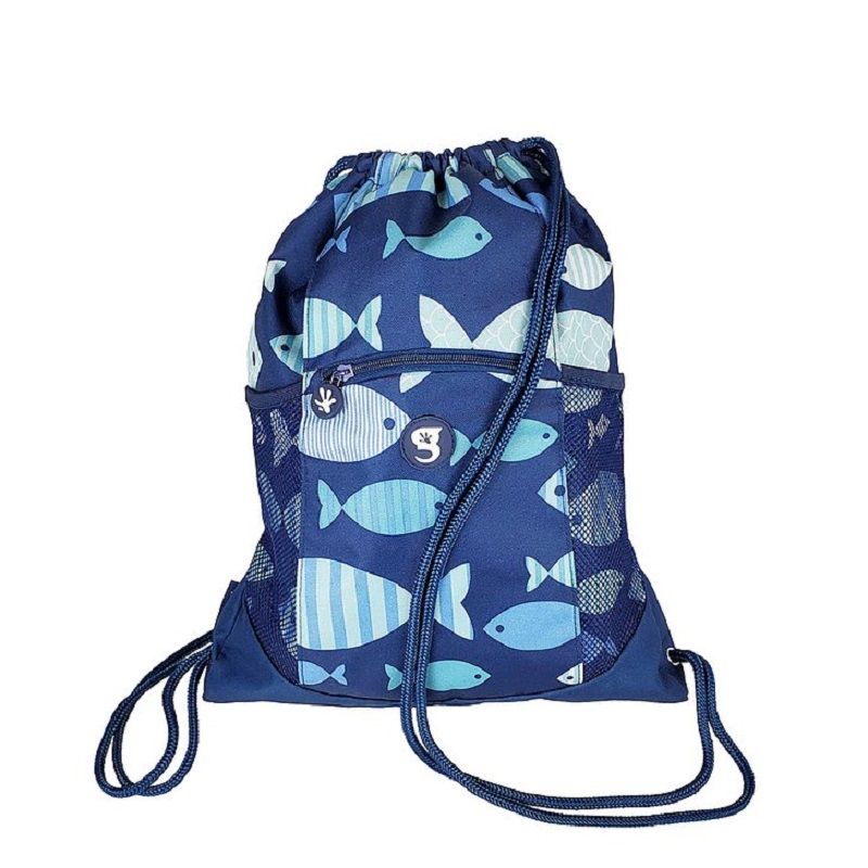 Geckobrands Print DrawstringBackpack 