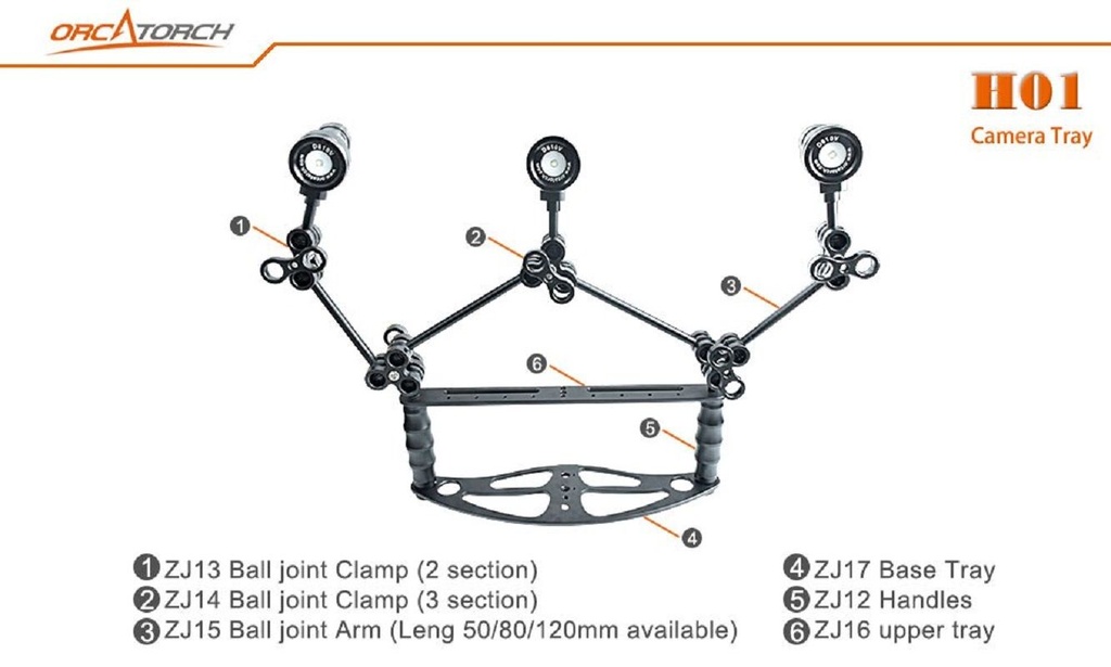 OrcaTorch Camera Tray