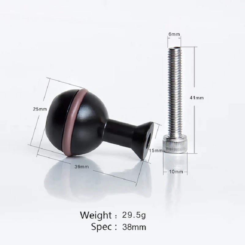 DiveVolk M6 Tread Ball Head