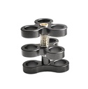 OrcaTorch Aluminium Ball Joint Clamp - Triple