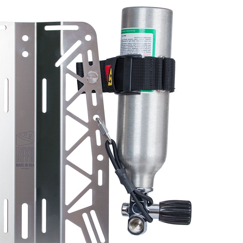 Dive Rite Drysuit Inflation Bottle Mount 6 Cuft Tank