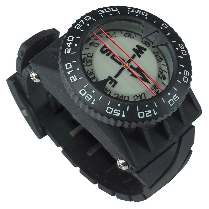 Dive Rite Compass Wrist Model & Hose Mount