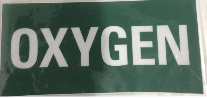 DiveRite Decal Oxygen Cylinder For CCR