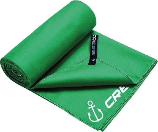 [XVA871030] Cressi Microfibre Fast Drying Towel  (90x180cm, Green)