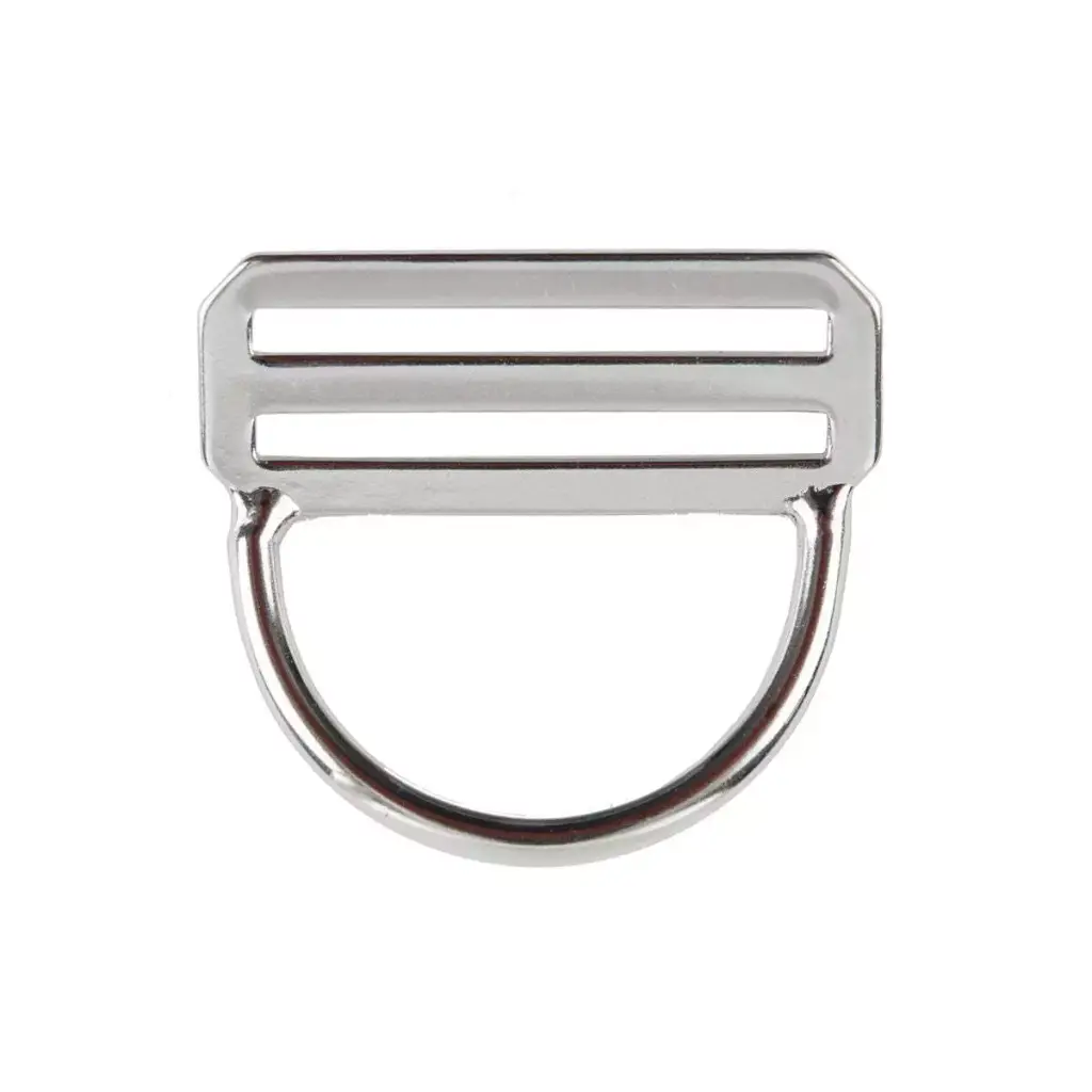 DiveRite RING "D" - 2" - S/S Low Profile Bent w/Slide 