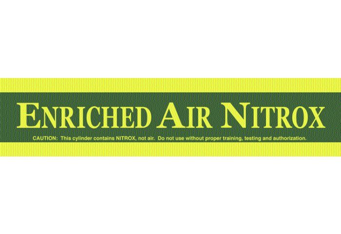 Trident Enriched Air Tank Band Sticker