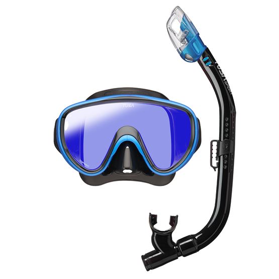Tusa UC-0118 Mask/Snorkel Combo-Mirrored 
