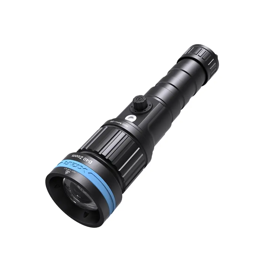 XTAR D40 ZOOM 1600 Adjustable Beam Dive Light