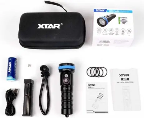 XTAR D30 1600Lumens Torch
