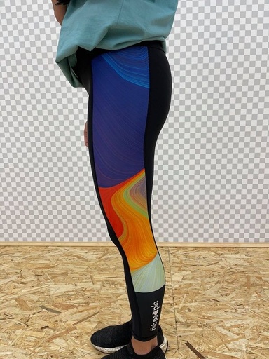 Fish People Leggings-Side Panel