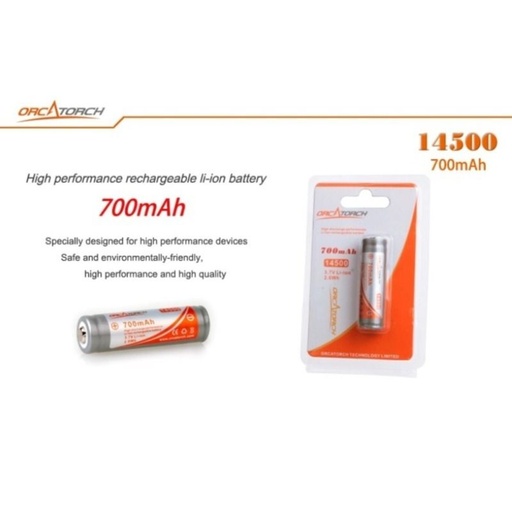 [OT-14500] OrcaTorch Battery 14500 R
