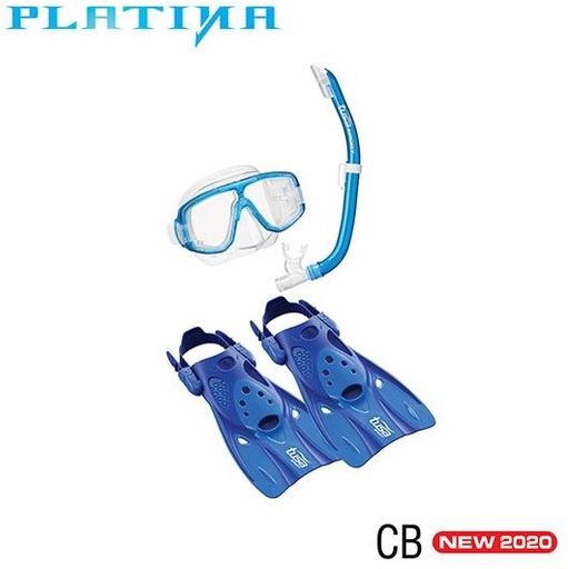 Tusa UP-0101 Mask, Snorkel, Fin SET