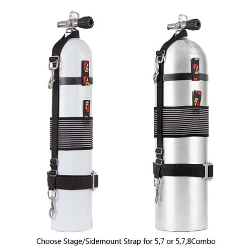 [GM2049-TS-COMBO] Dive Rite Travel Stage/Sidemount for 5,7,8 In CYL