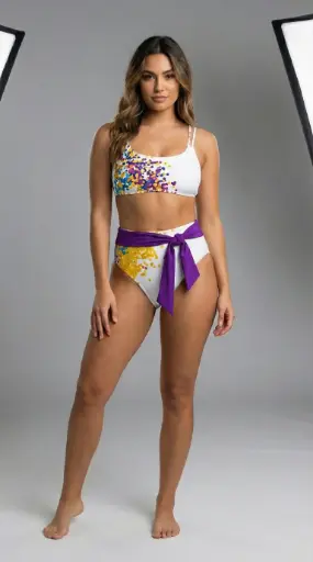 Cetus Bikini Ombre Spotted Set