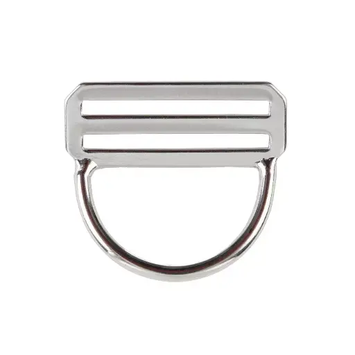 [HW1083] Dive Rite RING "D" - 2" - S/S Low Profile Bent w/Slide 
