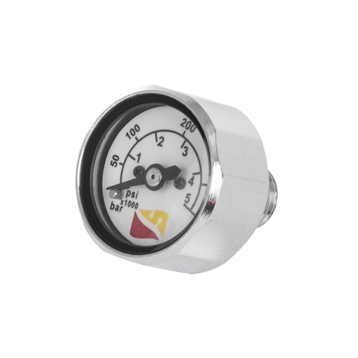 [RG2750BAR/PSI] DiveRite SPG - Small Button Gauge BAR/PSI Combo - 1" Face