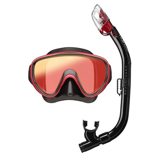 Tusa UC-0118 Mask/Snorkel Combo-Mirrored 