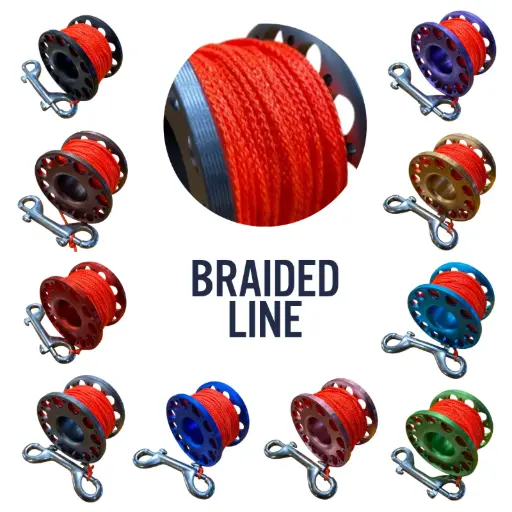 Dive Garage Aluminium Reel (Braided Line)