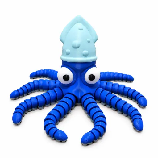 [OctoBlue05] Dive Garage Octopus Fidget Toy